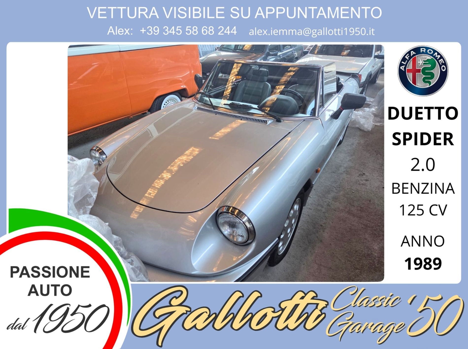 ALFA ROMEO DUETTO Spider - Gallotti Auto